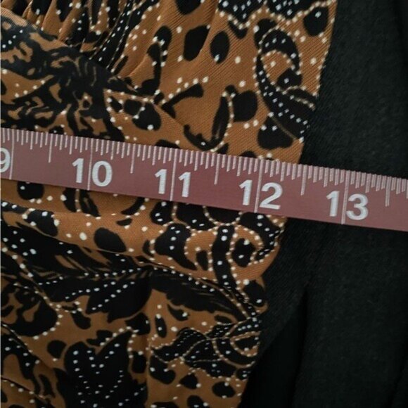 PINKO V Neck Puff Sleeve Viscose Salsa Long Sleeve Night Out Date Dress Sz XS • - Picture 11 of 12